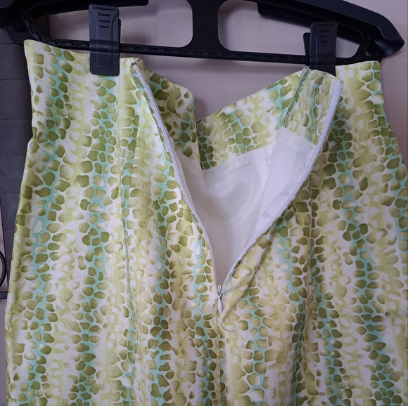 Lauren Taylor New York Animal Print Skirt Set sz 8 - Picture 7 of 11